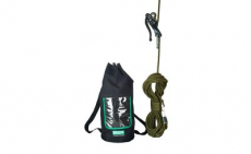 MSA Abseilgertesatz Anthron, bestehend aus Gert Anthron DSD Plus, 20 Meter 11 mm starkes Polyamidseil, ohne Karabiner, Tasche